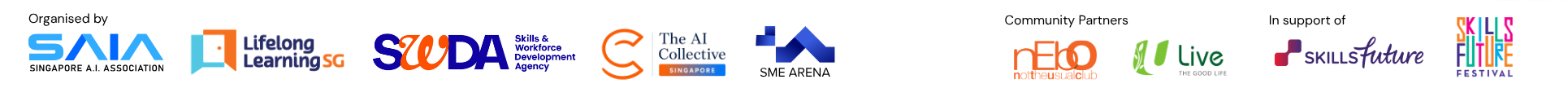 Organisers, community partners and supporters of the SAIA A.I. Festival 2026